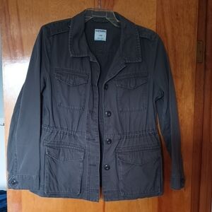 Old Navy Women's Utility Jacket in Charcoal